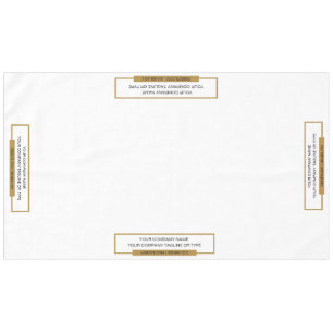Toalha De Mesa 60"x104" Trade Show Tablecloth Dourado