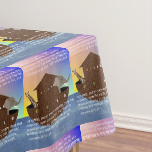 Toalha De Mesa A arca de Noah (escritura)