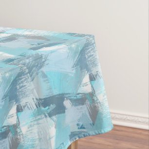 Toalha De Mesa a escova abstrata afaga o teste padrão
