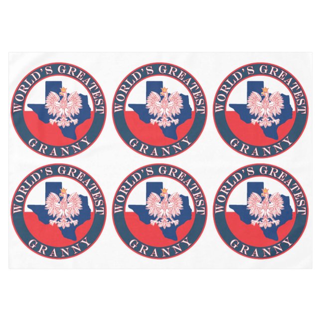 Toalha De Mesa A maior avó do mundo (Frente (Horizontal))