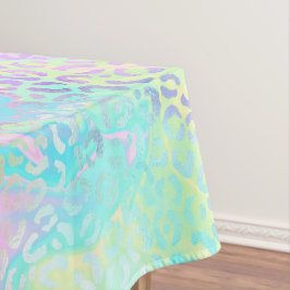 Toalha De Mesa A Série Leopardo Iridescente Design 10