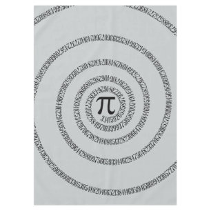 Toalha De Mesa A sPIral para Pi Clique Personalizar Alterar Cor d