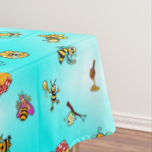 Toalha De Mesa Abelhas e mel