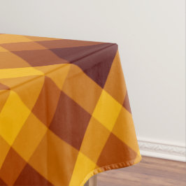 Toalha De Mesa Abóbora-branca Abóbora-laranja Xadrez média Tablec