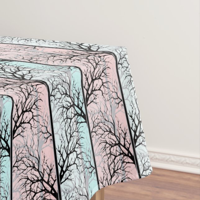 Toalha De Mesa Abstrato, árvores (Posição Original)