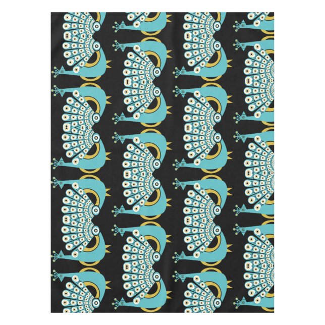 Toalha De Mesa Acessórios da Home Art Peacock (Frente)