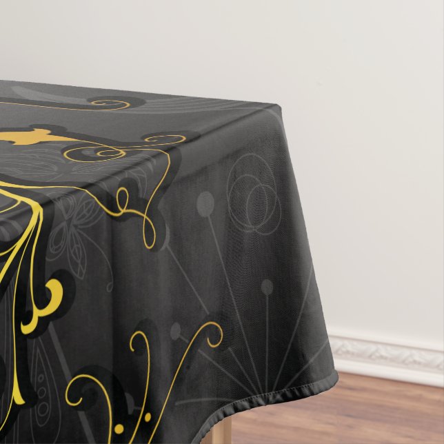 Toalha De Mesa Adicione seu nome e inicial (Posição Original)