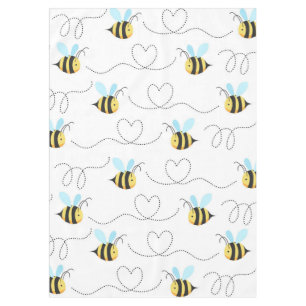 Toalha De Mesa Adorável Bumble o teste padrão da abelha