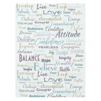 Toalha De Mesa Affirmations  