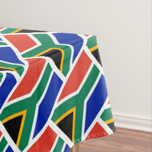 Toalha De Mesa ÁFRICA DO SUL Na moda Geométrico Patriótico