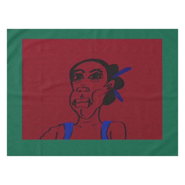 Toalha De Mesa African Portrait (Frente (Horizontal))