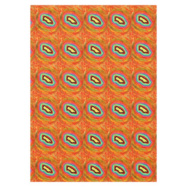 TOALHA DE MESA AFRO ART DESIGN ABSTRATO (Frente)