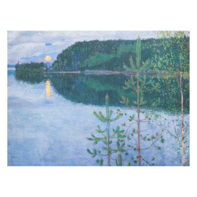 Toalha De Mesa Akseli Gallen-Kallela - Primavera Night (Frente (Horizontal))