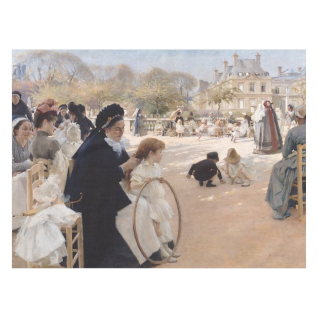 Toalha De Mesa Albert Edelsense - Jardins do Luxemburgo, Paris (Frente (Horizontal))