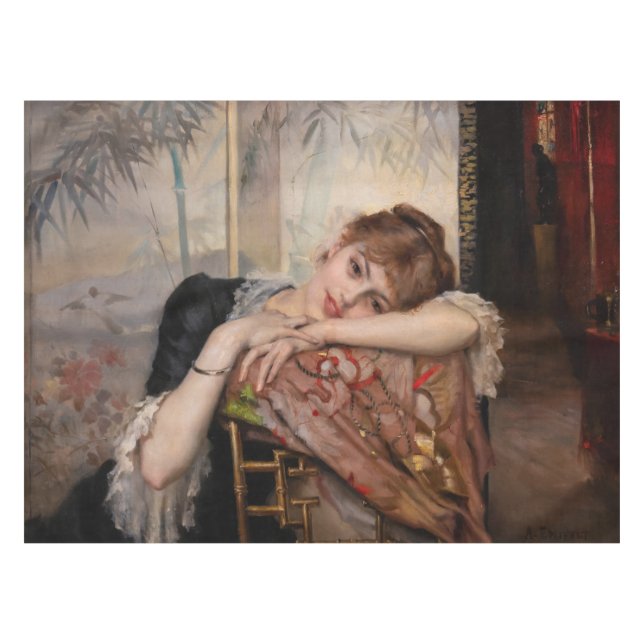 Toalha De Mesa Albert Edelsense - O Parisienne / Virginie (Frente (Horizontal))