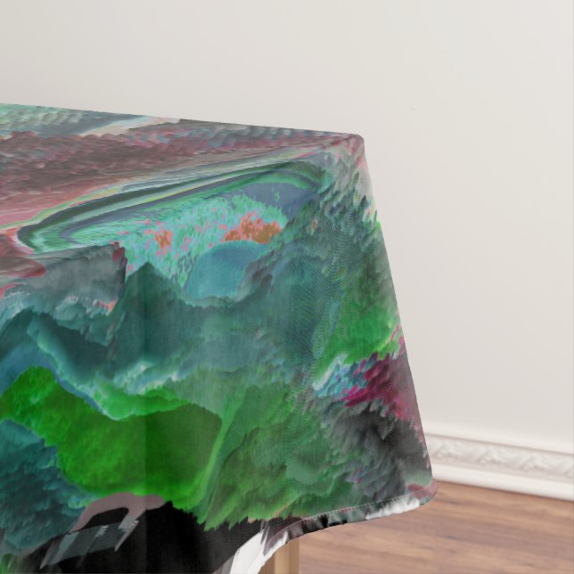 Toalha De Mesa Algas ou corais marinhos com efeito de onda (Posição Original)