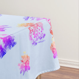 Toalha De Mesa Alice im Wunderland - Alice no Pastel das Maravilh