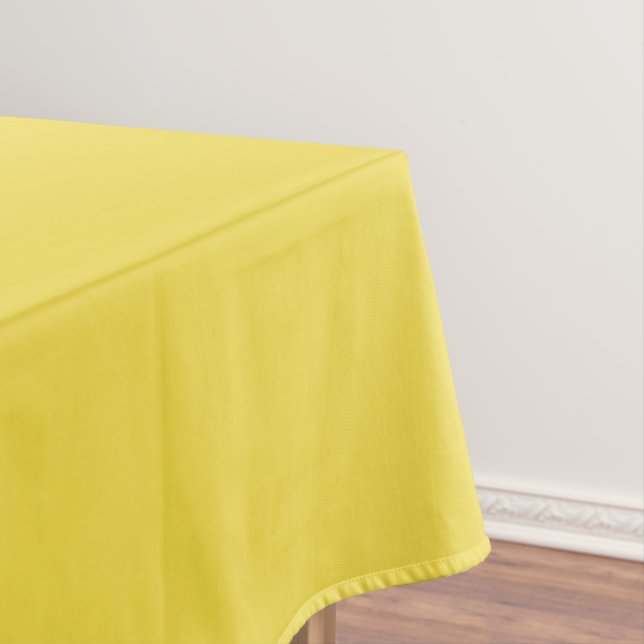 Toalha de Mesa Amarela Dourada Bonita (Posição Original)