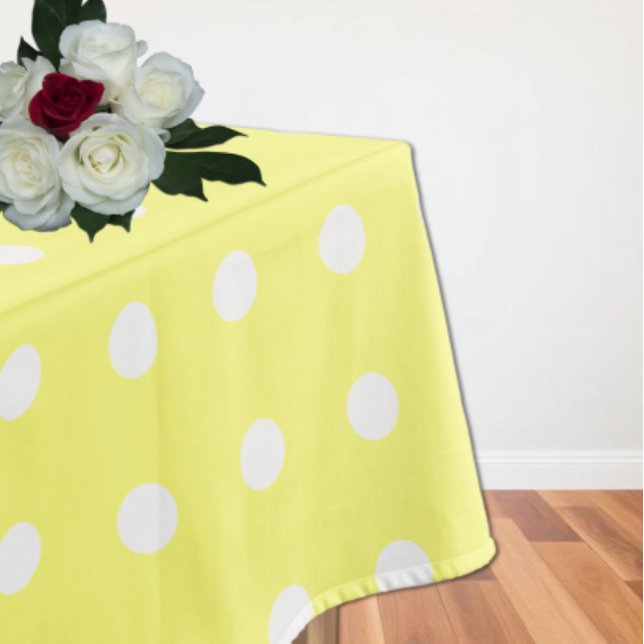 Toalha De Mesa Amarelo Bolinha (Criador carregado)