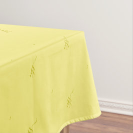 Toalha De Mesa Amarelo de Verão personalizado elegante