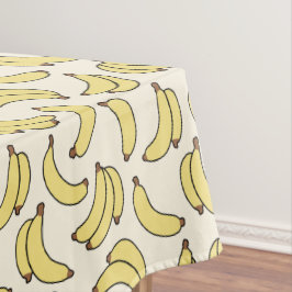 Toalha De Mesa Amarelo Manteiga Banana Cabana Retro Tropical