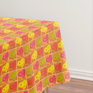 Toalha De Mesa Amendoins Padrão de Arte Pop de Esnoopia