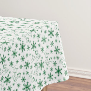 Toalha De Mesa Amendoins Padrão De Neve De Noopy De Natal