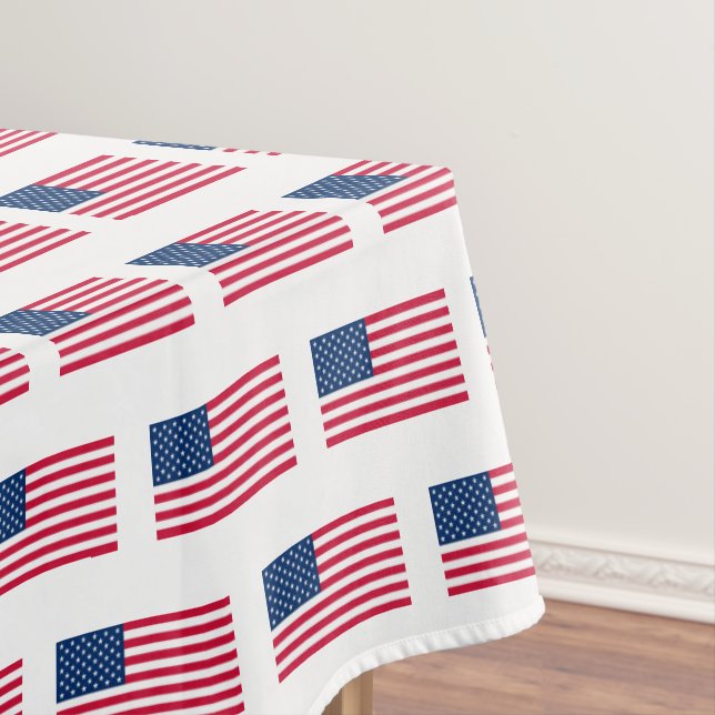 Toalha De Mesa American Flag Tablecloth EUA (Posição Original)