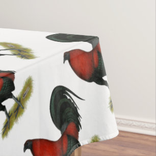 Toalha De Mesa American Game BB Black Red Rooster