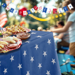 Toalha De Mesa Americana Star Spangled Old Glory Azul Marinho
