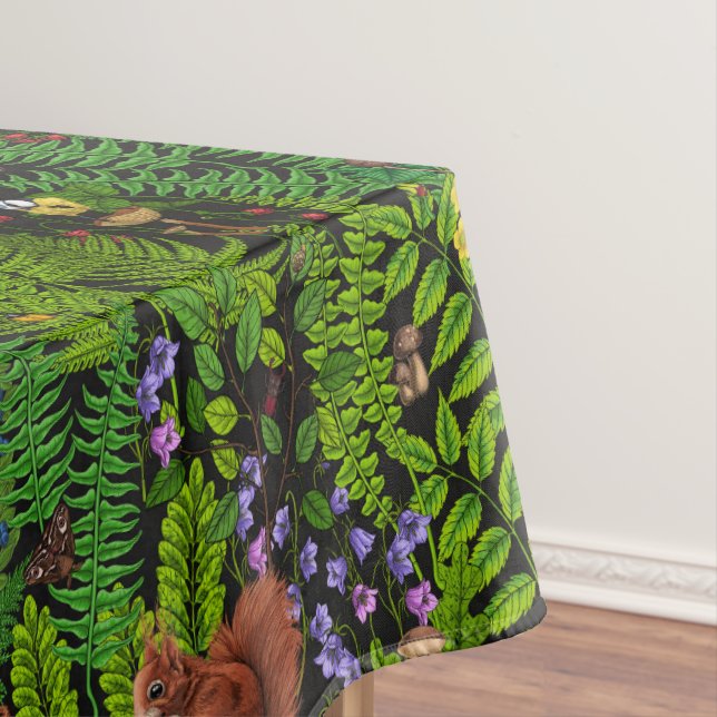 Toalha De Mesa Amídalas e plantas florestais (Posição Original)