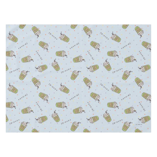 Toalha De Mesa AMIGOS™ | Padrão de Perk Central da Bolinhas (Frente (Horizontal))