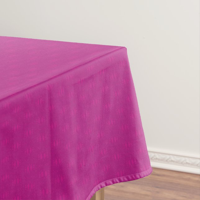 Toalha De Mesa Amor de Borboleta | Renda Magenta (Posição Original)