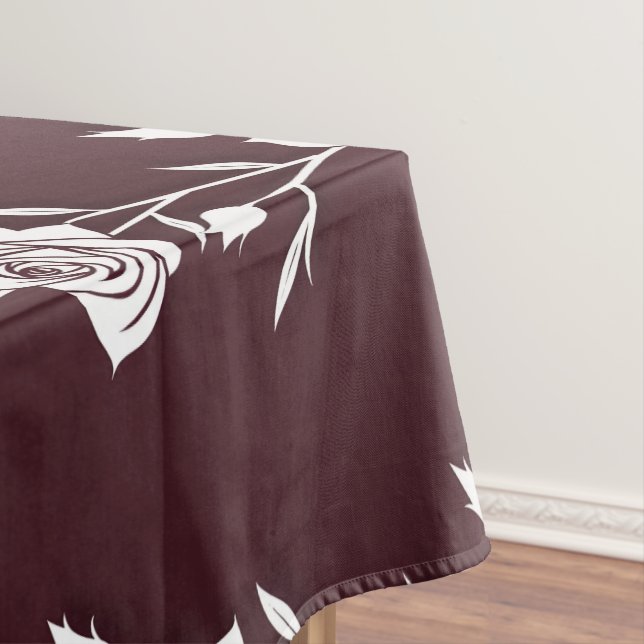 Toalha De Mesa An Arrangement  Of Minimalist Single Line Roses  (Posição Original)