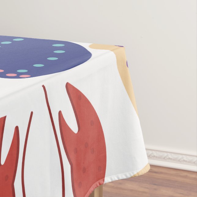 Toalha De Mesa Animais do mar (Posição Original)