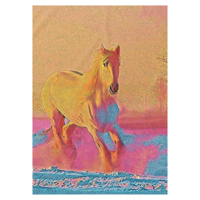 Toalha De Mesa Animais populares - Cavalo 1 (Frente)