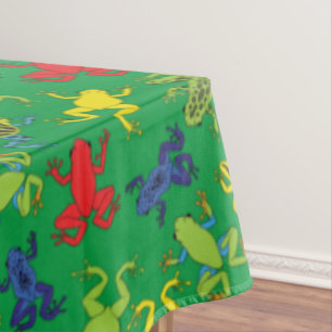 Toalha De Mesa Aniversário de criança de Sapos de árvores