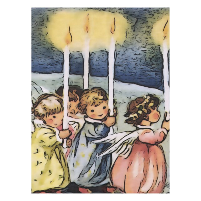 Toalha De Mesa anjos bonitos (Frente)