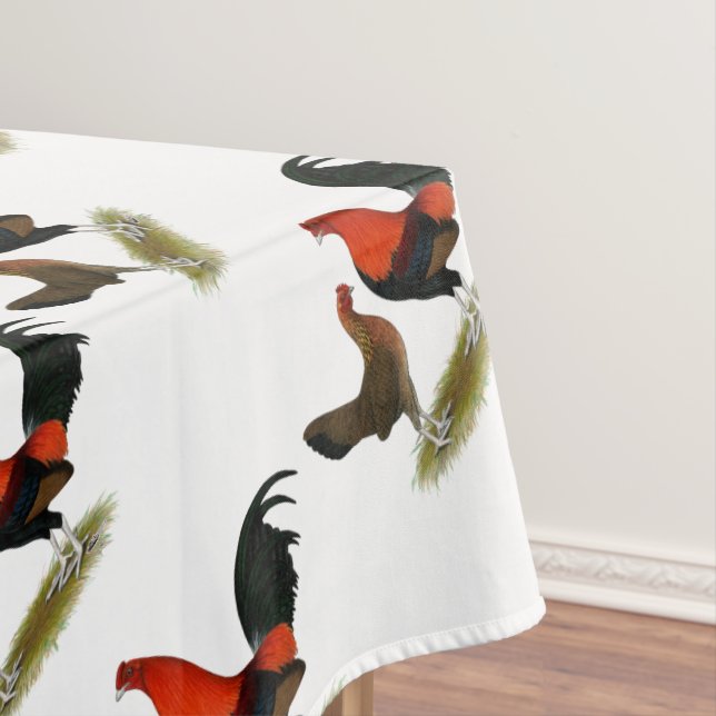 Toalha De Mesa Antigos Bantams de Jogo Inglês: BB Red Pair (Posição Original)