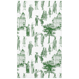 Toalha De Mesa Antiguamente vitorioso animal toile verde