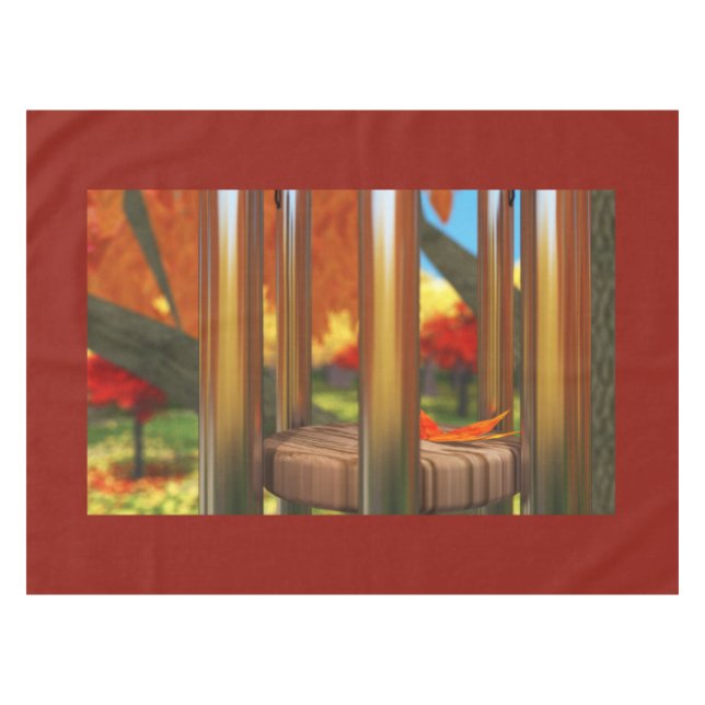 Toalha De Mesa Após a Tablecloth do Vento (Frente (Horizontal))