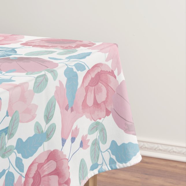 Toalha De Mesa Aquarela Flor (Posição Original)