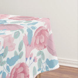 Toalha De Mesa Aquarela Floral 