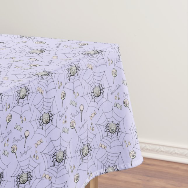 Toalha De Mesa Aranha-Bebê, Web e Doces Cuecas Spookies (Posição Original)