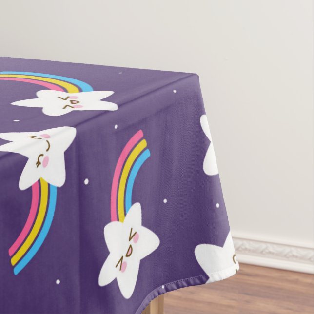 Toalha De Mesa Arco-Íris Stars Tablecloth (Posição Original)