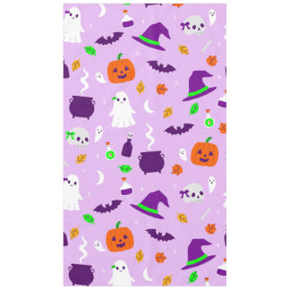 Toalha De Mesa arco roxo fofo de halloween caveira fantasma