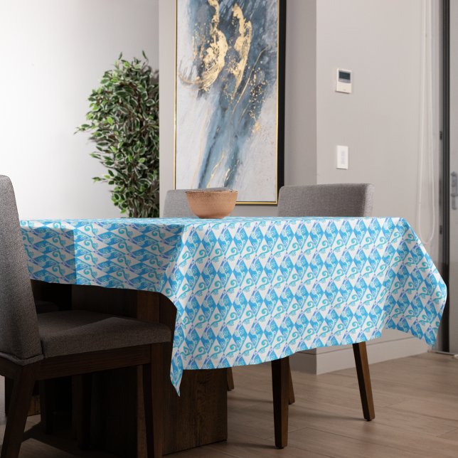 Toalha De Mesa Aromas de Padrão de Diamante Grego (Criador carregado)