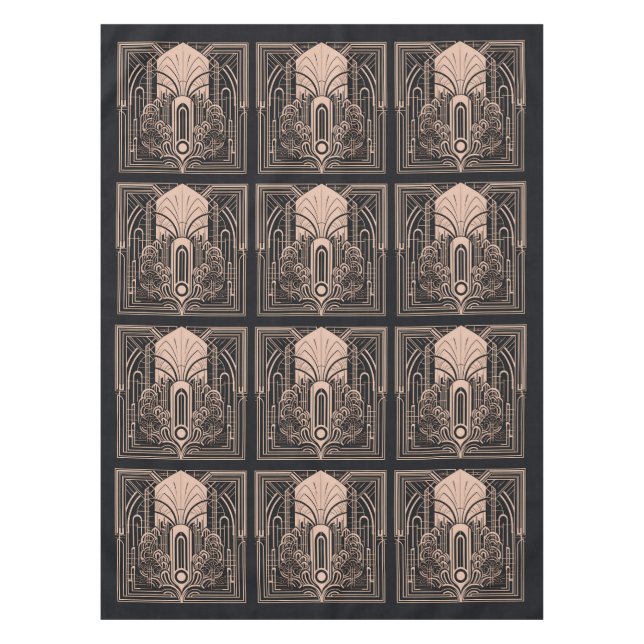 Toalha De Mesa Art Deco (Frente)