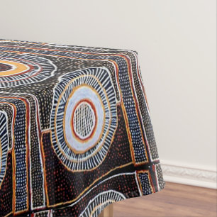 Toalha De Mesa Arte Abstrato Tribal Africana