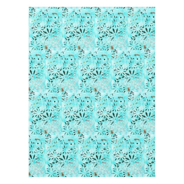 Toalha De Mesa Arte de margarida mista (Frente)